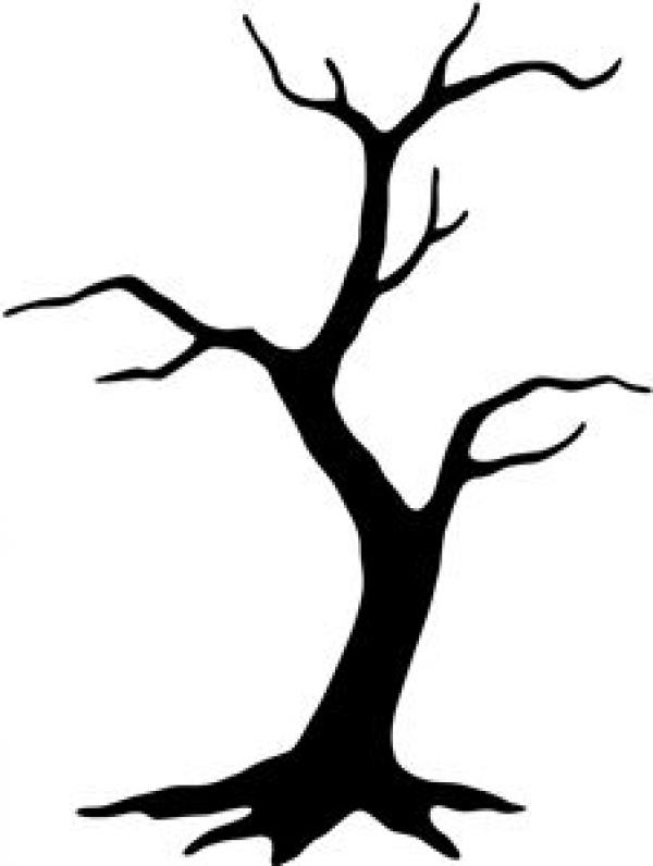 Dead Tree Dark Abstract svg