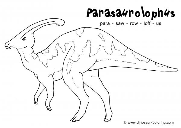 preview Parasaurolophus coloring