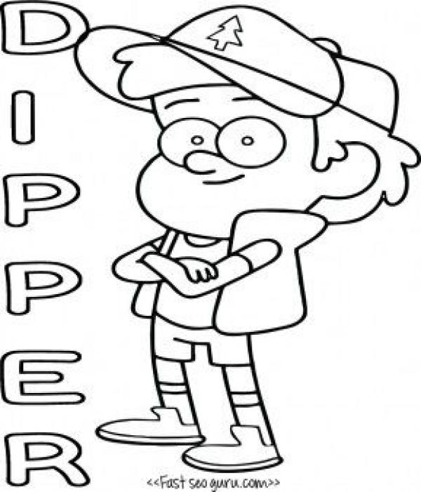 preview Dipper coloring