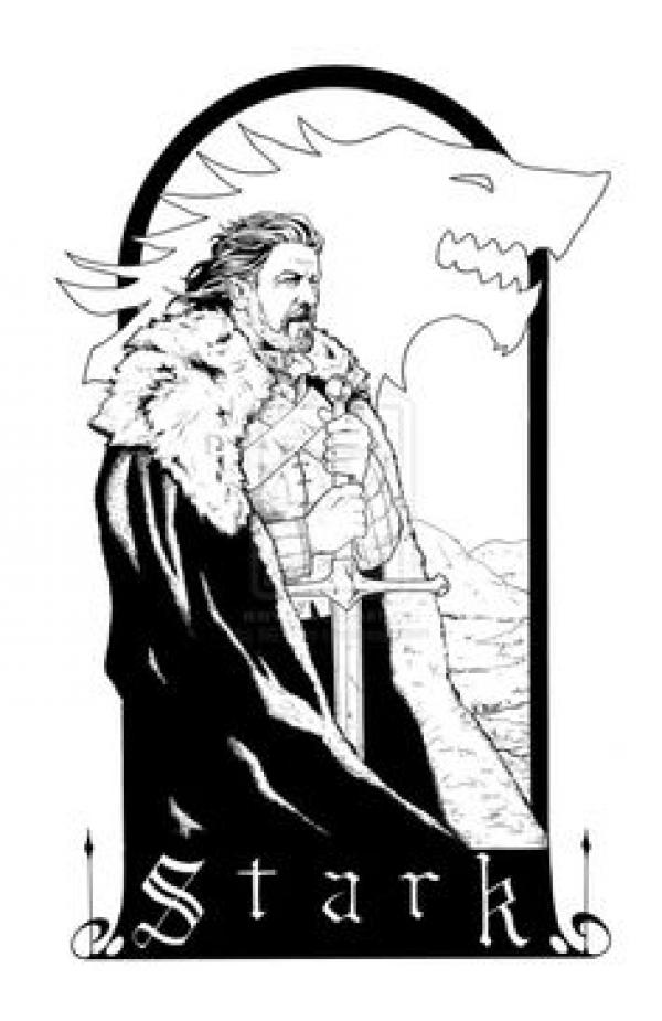 preview Eddard Stark coloring