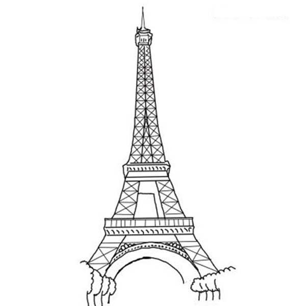 preview Eiffel Tower coloring