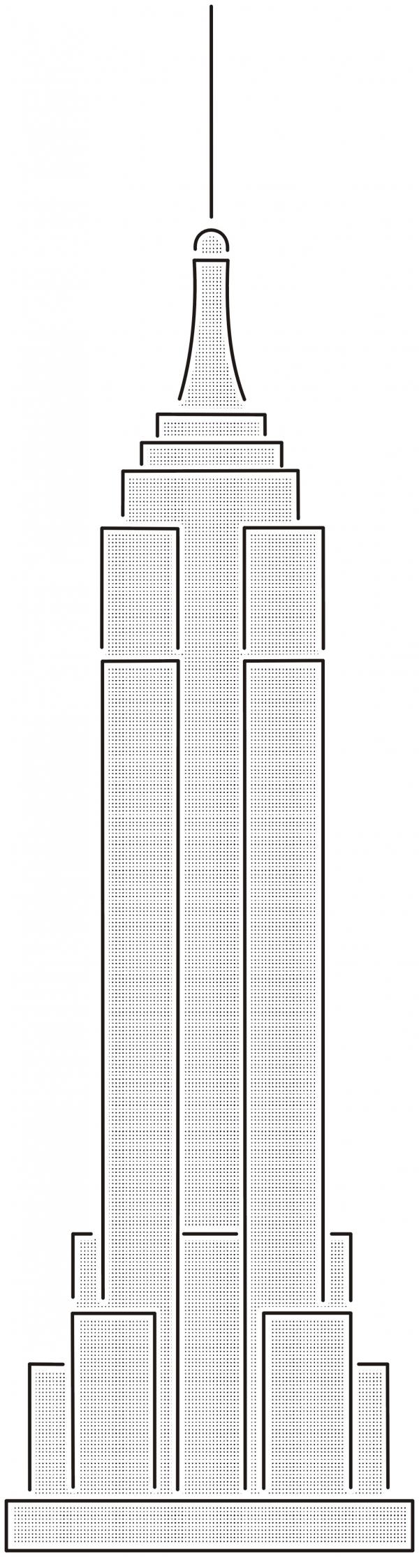 preview Empire State Building coloring