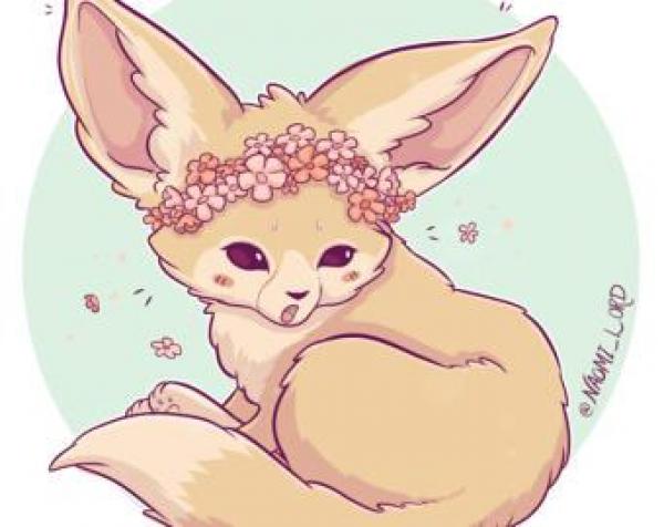 Fennec Fox clipart