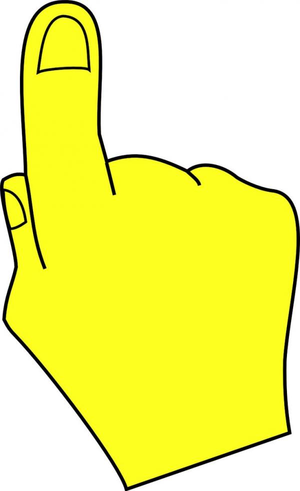 Finger clipart