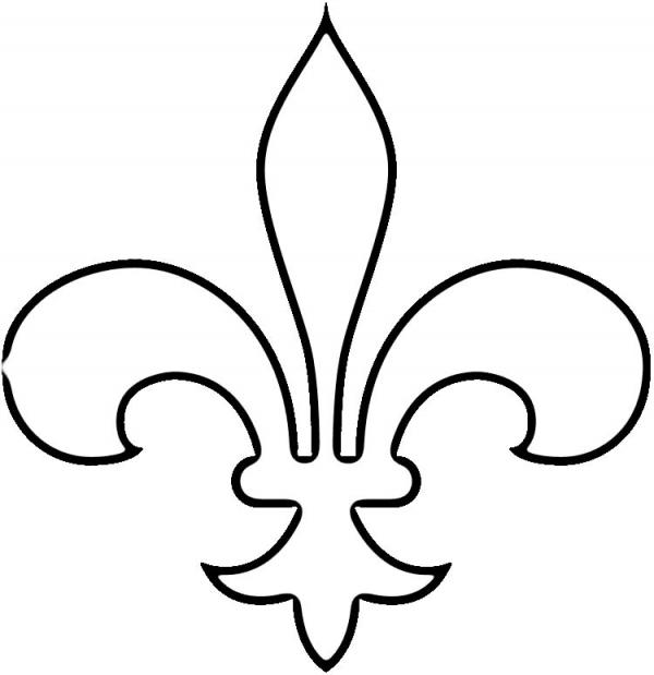 preview Fleur-de-lis coloring