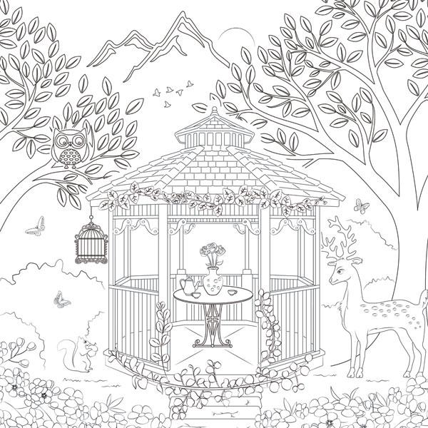 preview Gazebo coloring