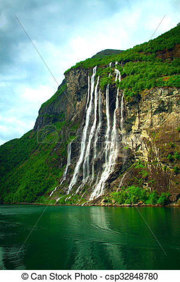 Geirangerfjord clipart