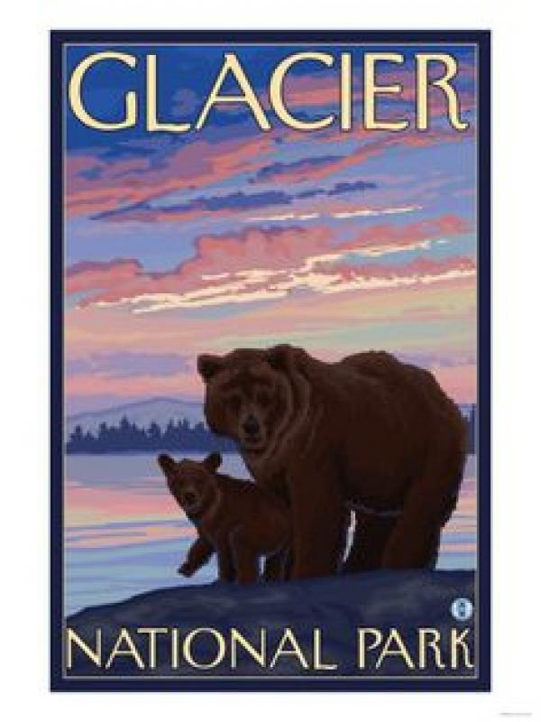 Glacier National Park clipart