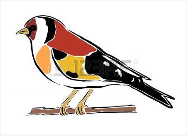 Goldfinch clipart