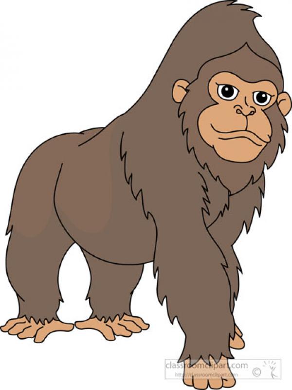 Gorilla clipart