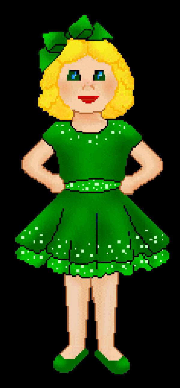 preview Green Dress clipart