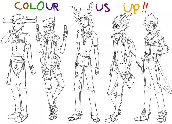 preview Homestuck coloring