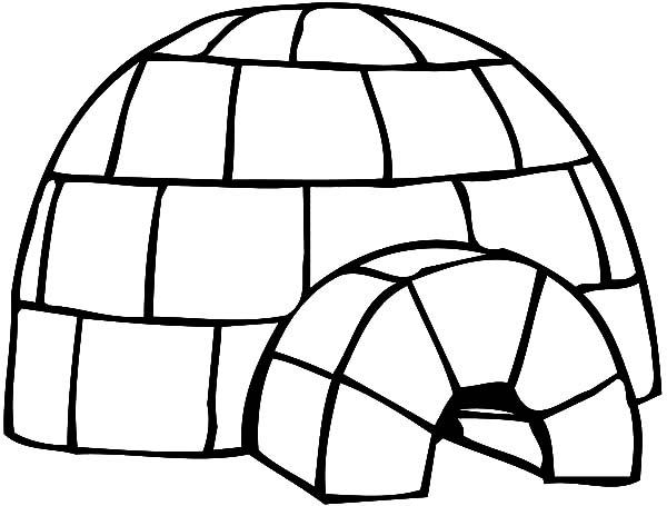 preview Igloo coloring