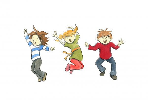 Jump clipart