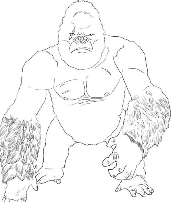 preview King Kong coloring