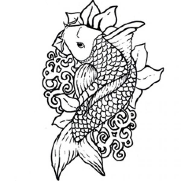 Koi Fish coloring