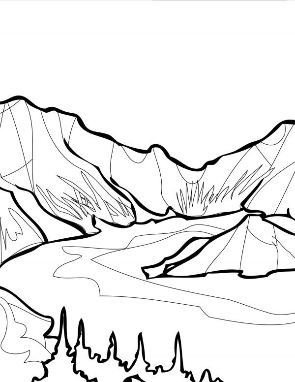 preview Lake coloring