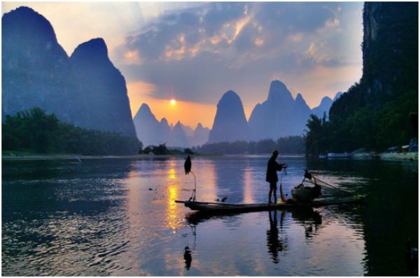 preview Li River coloring