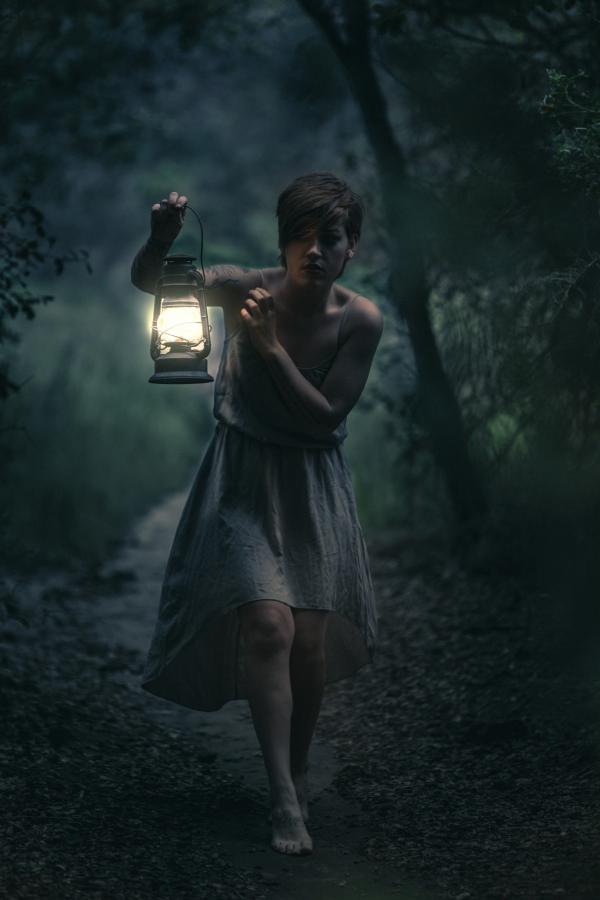 Lost Girl In Dark Forest svg