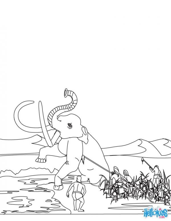 preview Mammoth coloring