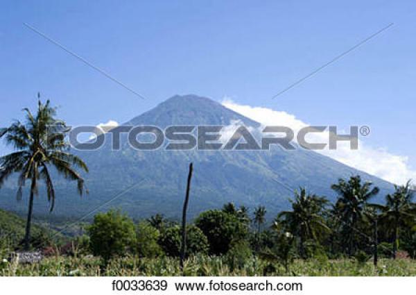 Mount Agung clipart