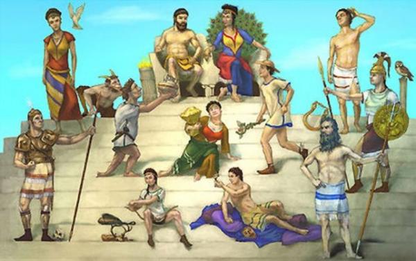 Mount Olympus clipart