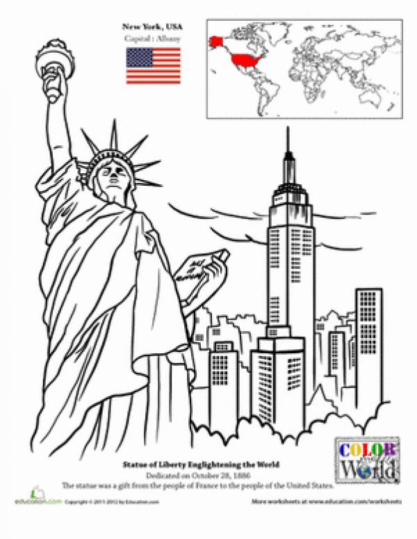New York coloring