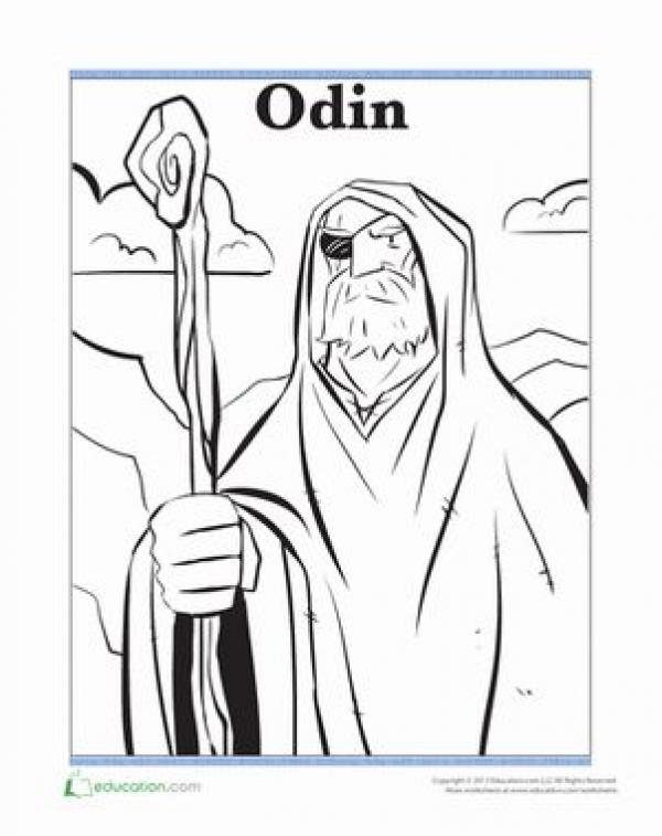 preview Odin coloring