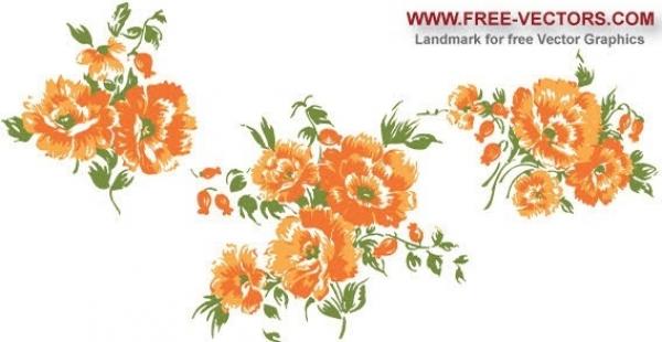 preview Orange Flower svg