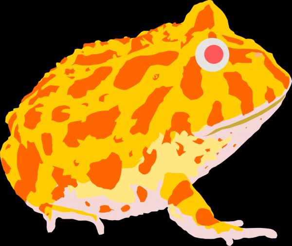 Pac-man Frog clipart