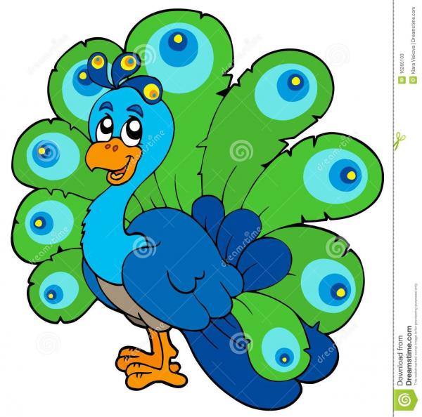 preview Peacock clipart