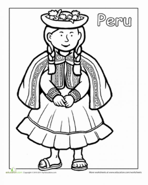 preview Peru coloring