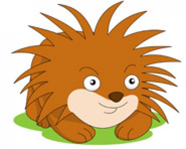 Porcupine clipart