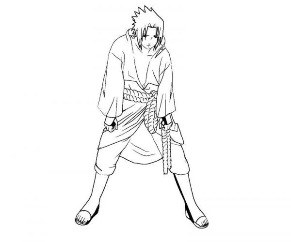preview Sasuke Uchiha coloring