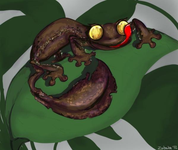 Satanic Leaf-tailed Gecko clipart