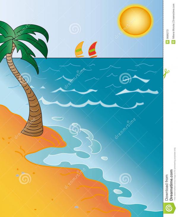 Seascape clipart