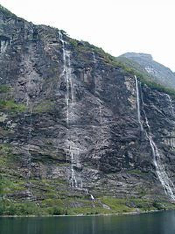 preview Seven Sisters Waterfall, Norway coloring