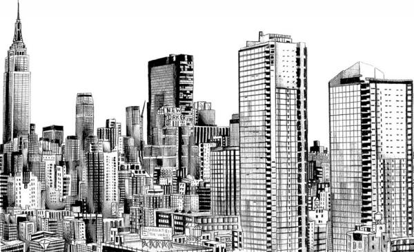 preview Skyline coloring