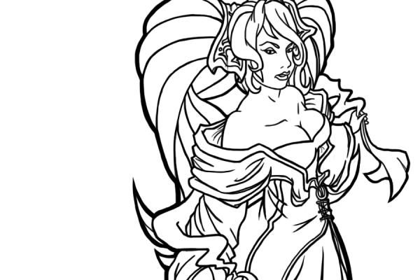 preview Sona (League Of Legends) coloring