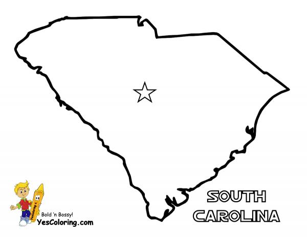 preview South Carolina coloring