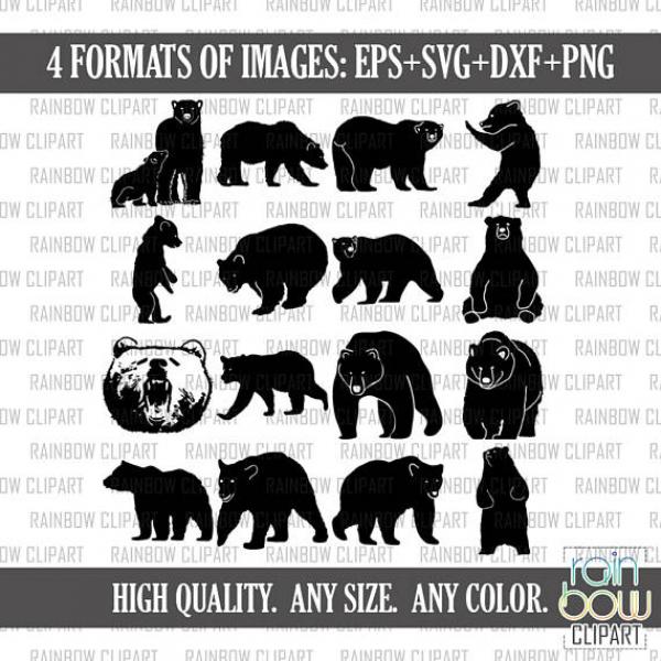 preview Spectacled Bear svg