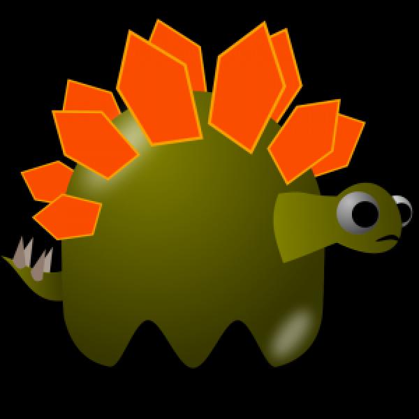 Stegosaurus clipart