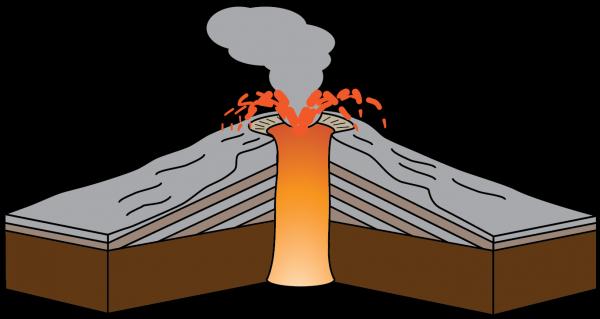 preview Stratovolcano clipart
