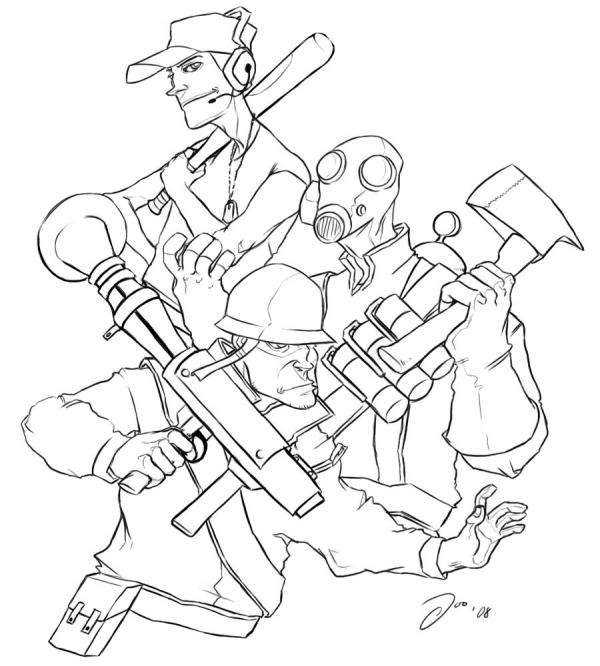 preview Team Fortress 2 coloring