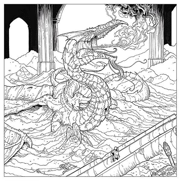 preview Tolkien coloring