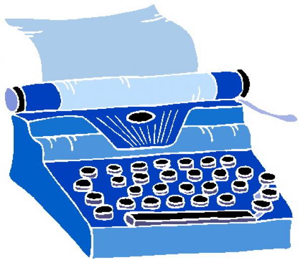 preview Typewriter clipart