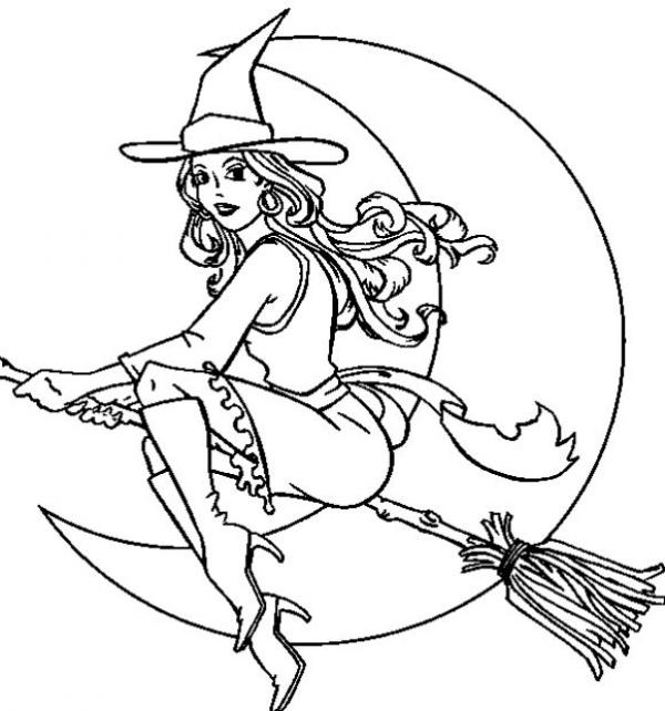 Witch coloring