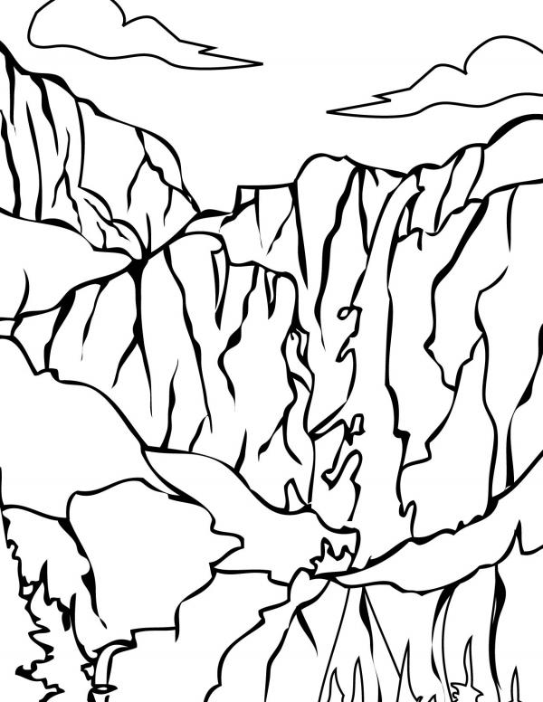 preview Yosemite National Park coloring