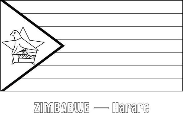 preview Zimbabwe coloring